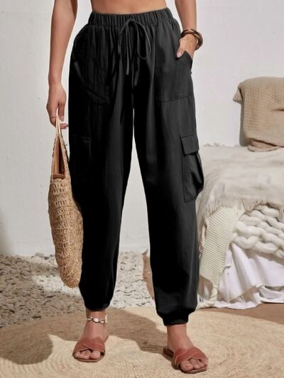 Women's Jogger Pants With Pockets | Cargo Pant | Beach Groove Swimwear