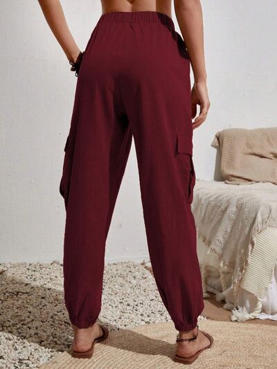 Women's Jogger Pants With Pockets | Cargo Pant | Beach Groove Swimwear