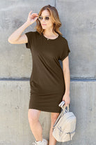 Women's Dress With Pockets | Basic Bae Dress | Beach Groove Swimwear