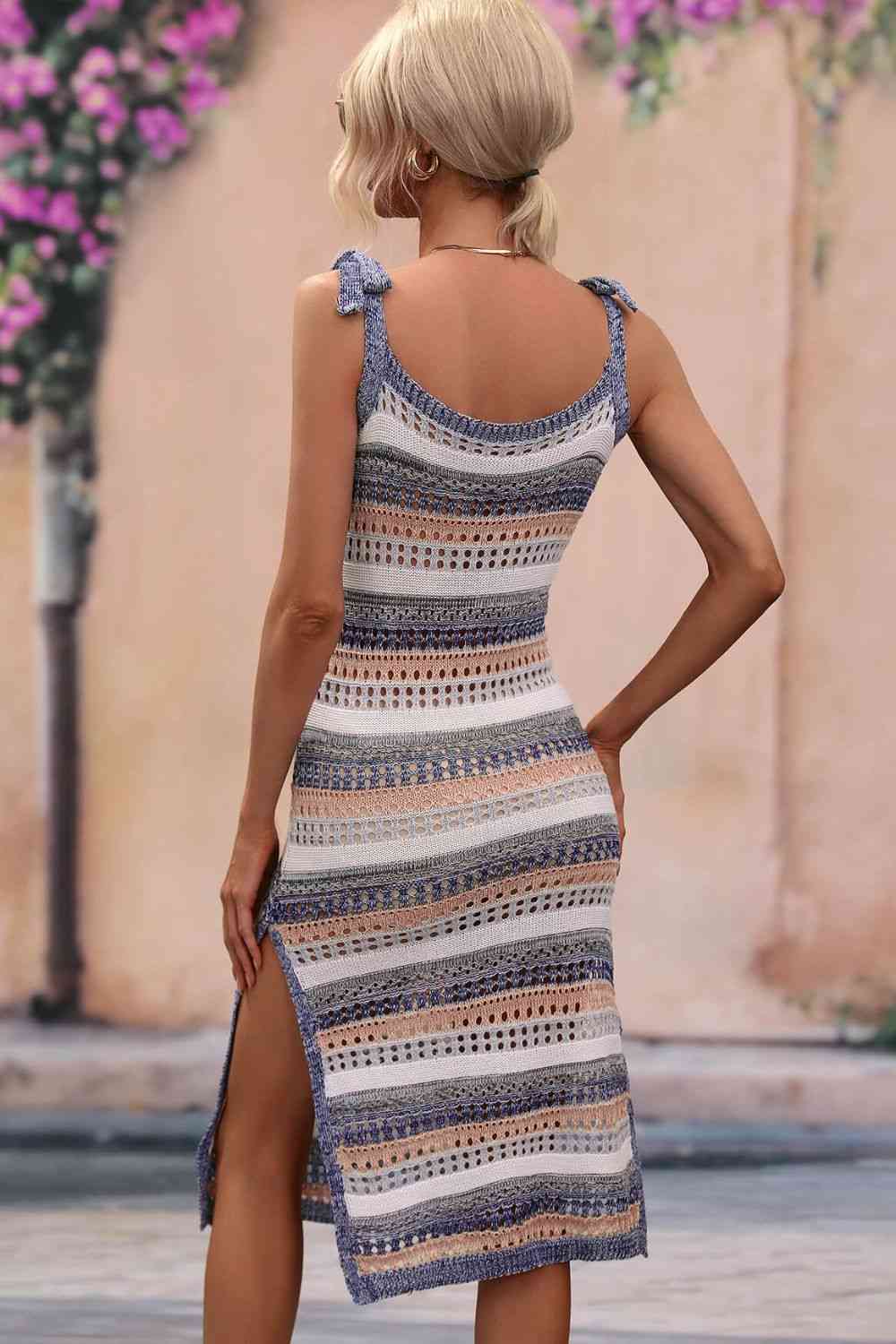 Swimsuit Cover Up Dress | Side Split Cover Up Dress | Beach Groove Swimwear