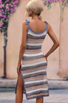 Swimsuit Cover Up Dress | Side Split Cover Up Dress | Beach Groove Swimwear