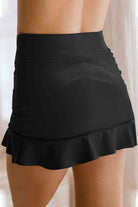 Swimming Shorts For Ladies | Ruffle Hem Short | Beach Groove Swimwear